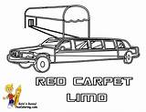 Coloring Limousine Transportation Limo Colouring Yescoloring Template Celebrity Service Vehicles Police sketch template