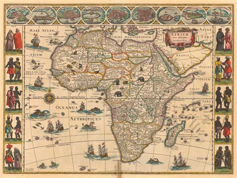 European Map Of Africa From 1644 R MapPorn