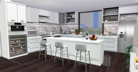 Modern Kitchen At Aymiassims Sims 4 Updates