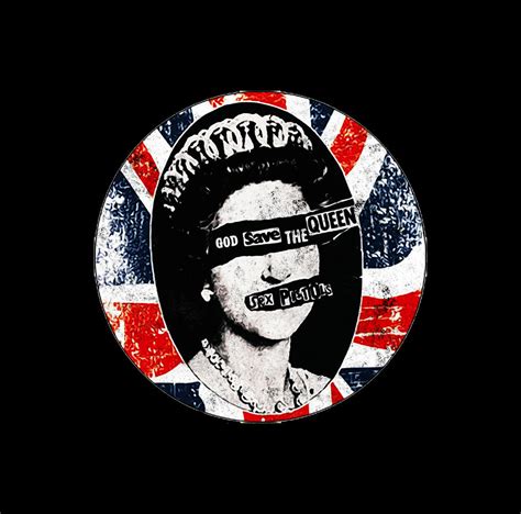 Sex Pistols God Save The Queen Digital Art By Doodle Broodle Fine