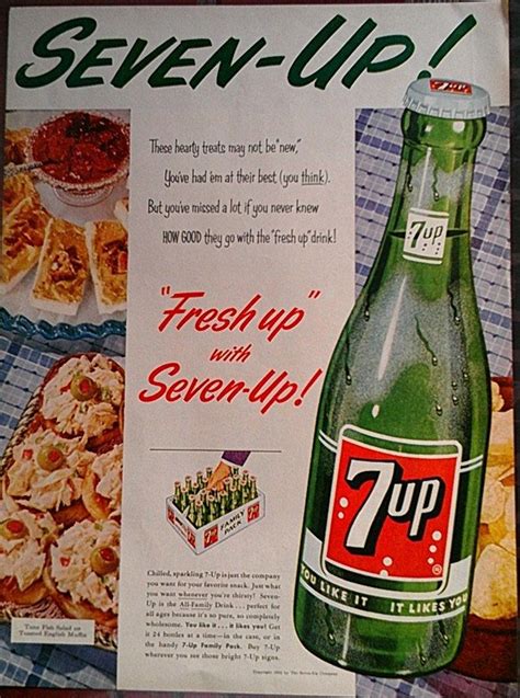 7up Soda 1955 Vintage Magazine Advertisement Soda Ads7up Etsy
