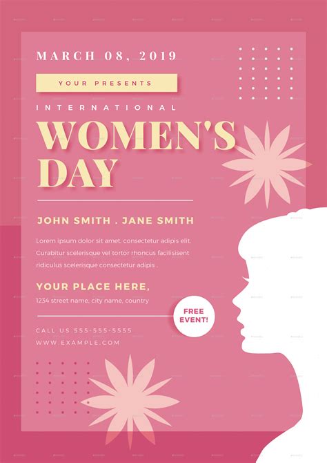 Womens Day Flyer Print Templates Graphicriver