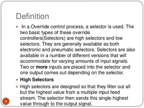 Override Control System