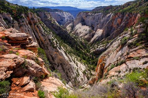 West Rim Trail Top Down Route Joes Guide To Zion National Park