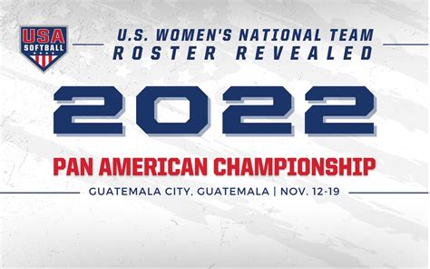 Usa Softball Womens National Team Names 15 Player Pan American