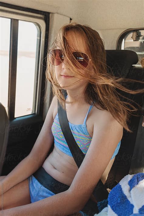Babe Teen In Car At The Beach By Stocksy Contributor Gillian Vann Stocksy