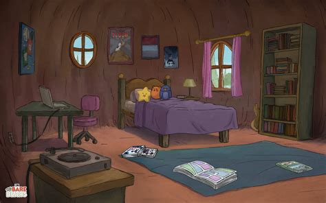 Download Cartoon Network We Bare Bears Bedroom Wallpaper