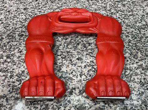 Vintage 1960s Wham O Monster Magnet Toy Red Genie W Strong Working