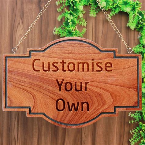 Hanging Wooden Signs Business Signs House Signs Woodgeek Store