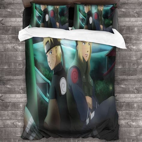 3pcs Naruto Bedding Bed Set Twin Full Queen King Size Cool Itachi Akatsuki Kakashi Action