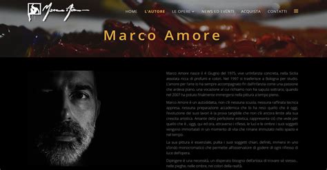 Marco Amore Biografia Mostre Concorsi Contatti