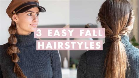 How To Easy Fall Hairstyles Youtube