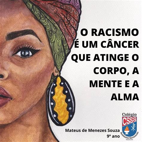 Cartaz Escolar Sobre Racismo
