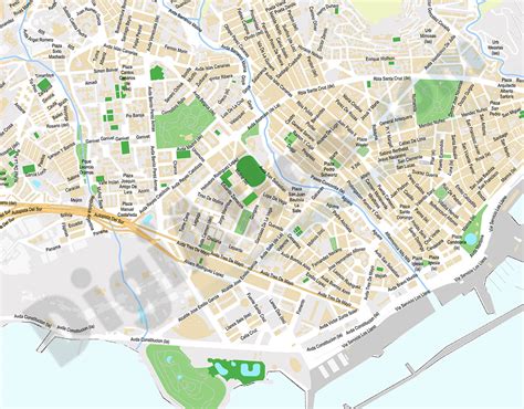 Santa Cruz De Tenerife City Map