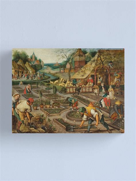The Four Seasons Spring Pieter Brueghel The Younger Canvas Print