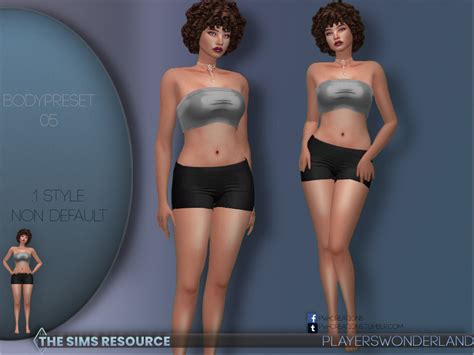 The Sims Resource Body Preset 05