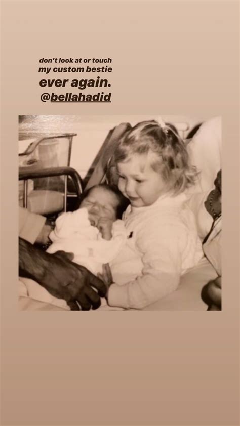Gigi Hadids Message For Bella On Her 23rd Birthday Popsugar