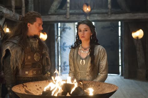Uhtred Of Bebbanburg And Queen Iseult In The Last Kingdom Season 1