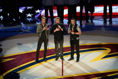 Rascal Flatts Perform The National Anthem Before The Nba Finals Game 3