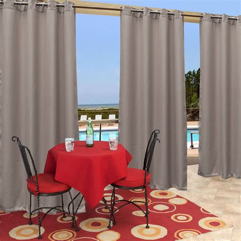 Porch 2 Panels Thermal Insulated Waterproof Indooroutdoor Curtains For