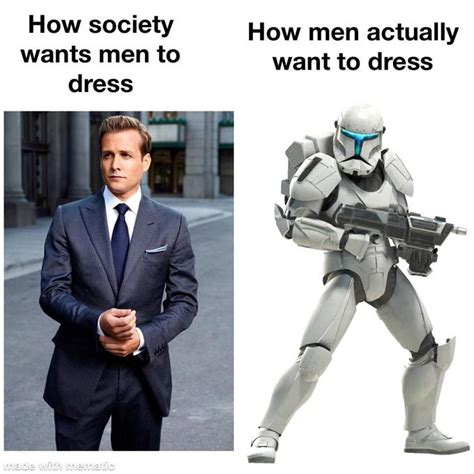 How Society Wants Men To Dress How Men Actually Want To Dress Know
