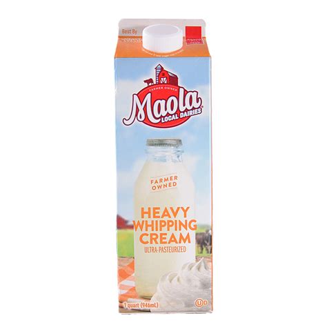 Maola Heavy Whipping Cream 32 Oz 1 Qt Shipt