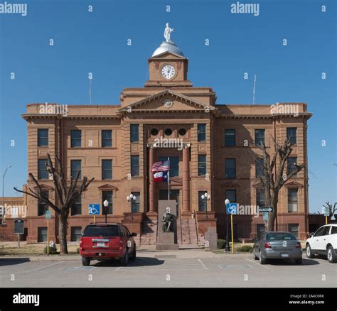 The Jones County Courthouse In Anson Texas Stock Photo Alamy