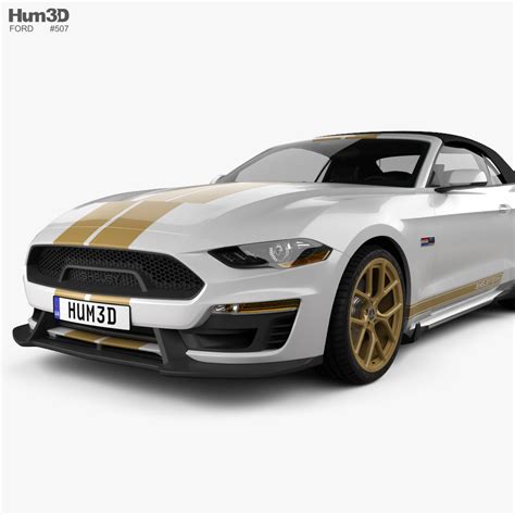 Ford Mustang Shelby Gt H Convertible 2019 3d Model Vehicles On Hum3d