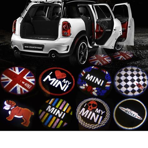 Car Door Welcome Light Led Mood Projector Auto Logo For Mini Cooper One