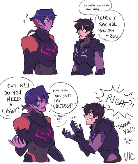 Keith Finally Has Someone That Understands Voltron Voltron Funny Klance