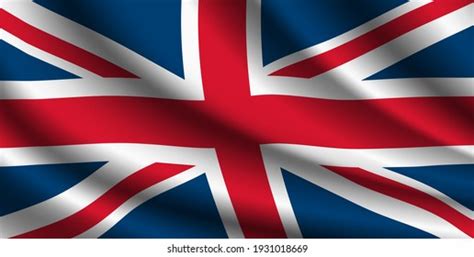 British Flag United Kingdom Flag Vector Stock Vector Royalty Free