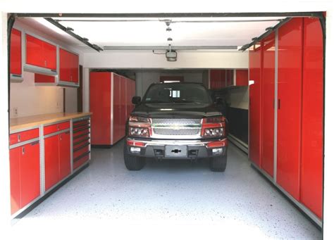 Garage wall cabinet is part of a complete shop storage system designed to organize and free up space in any area. Gallery of Garage & Shop Aluminum Cabinets | Moduline - Part 4
