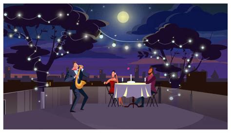 Date Night Illustrations Royalty Free Vector Graphics