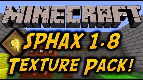 Minecraft Sphax Texture Pack 18 Textures Download And Install Hd