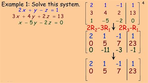 12 …you must be able to solve by hand!!! Solving Linear Systems Using Matrices.mp4 - YouTube