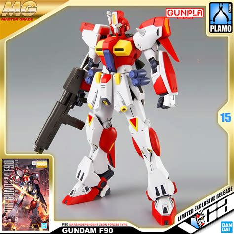 Premiumbandai Mg Oms 90r Gundam F90 Mars Independent Zeon Forces Type