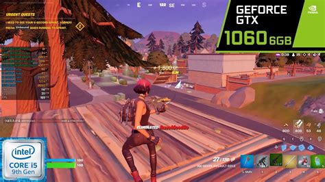 Gtx 1060 6gb I5 9400f Fortnite Low And Performance Mode Chapter 3