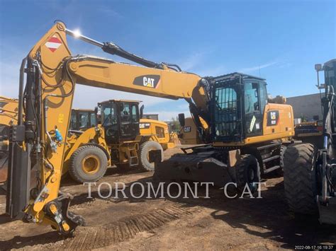 2016 Caterpillar M322f Wheeled Excavator For Sale 4996 Hours