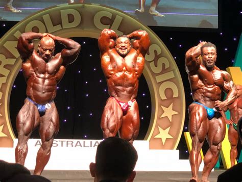 Arnold Classic Australia Open Bodybuilding Prejudging Call Out