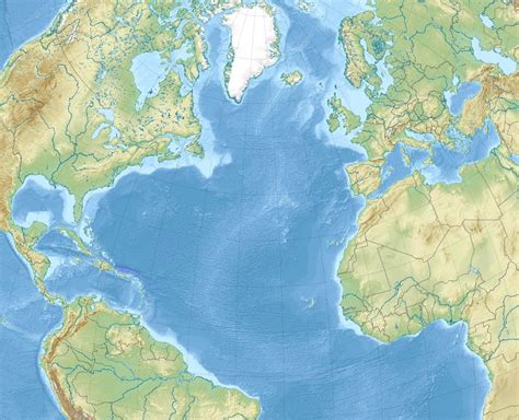 Filenorth Atlantic Ocean Laea Relief Location Map Wikimedia Commons
