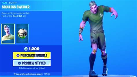 New Encrypted Zombie Soccer Skins Zombified Emote Item Shop