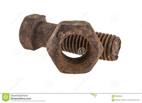 Rusty Bolt Stock Image Image Of Supplies Metallic Circle 93620683