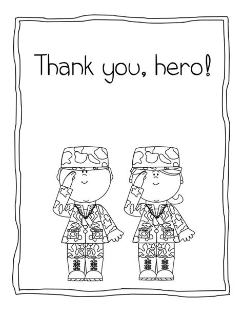 Veterans Day Thank You Coloring Page Veterans Day Coloring Page Coloring Pages Inspirational