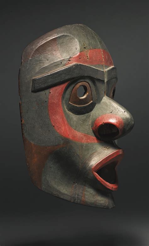 Northwest Coast Polychromed Wood Mask Probably Heiltsuk Bella Bella Or Haisla Lot Sotheby