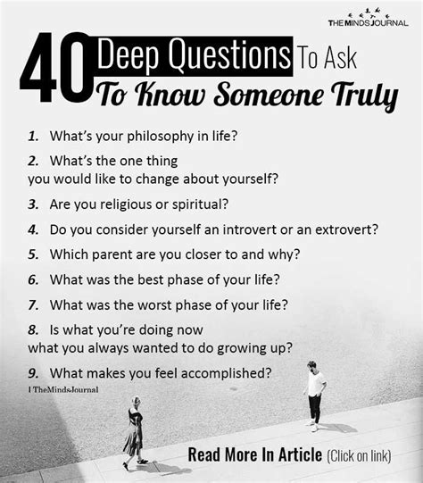40 deep questions to ask if you really want to know someone 🌹💖 deep questions to ask deep