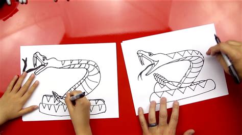 25.06.2020 · how to draw a dog for kids. How To Draw A Rattlesnake - Art For Kids Hub