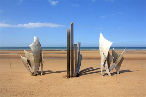 Omaha Beach In Normandy D Day And Troops Normandy Tourism France