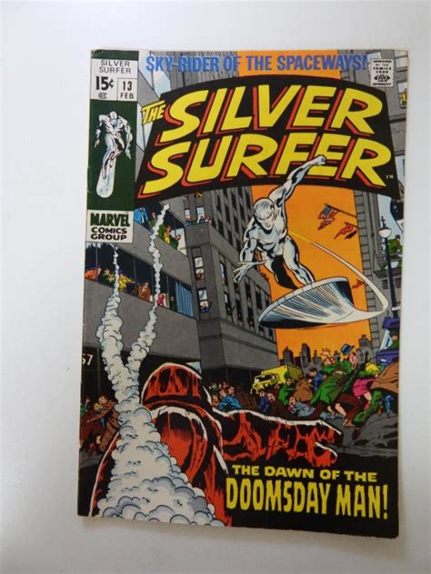 The Silver Surfer 13 1970 Vf Condition Comic Books Bronze Age