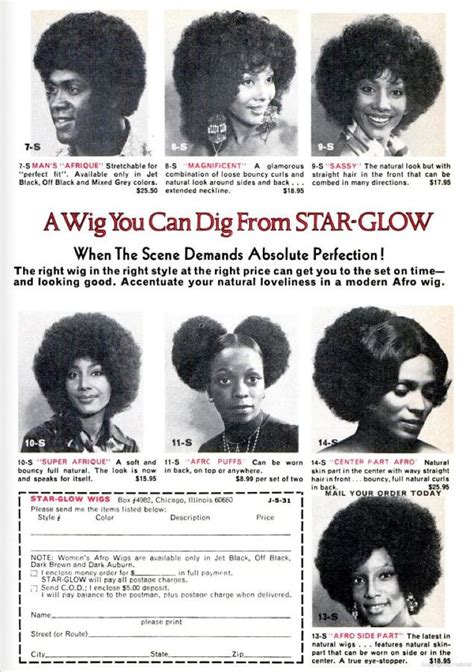 A Wig You Can Dig From Star Glow From Jet Magazine May 31 1973 What Sister Didnt Have Afro