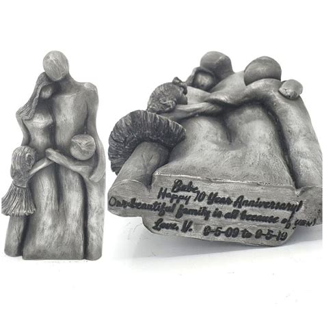 One year dating anniversary gifts for him. 10 Year Anniversary Aluminum Sculpture, 10th Anniversary ...